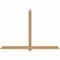 Ekena Millwork Eugene Smooth Timber Gable Bracket, Western Red Cedar, 108"W x 72"H x 1 1/2"D x 5 1/2"F, 16/12 Pitch GBW108X72X0206EUG00SWR - alternate 1